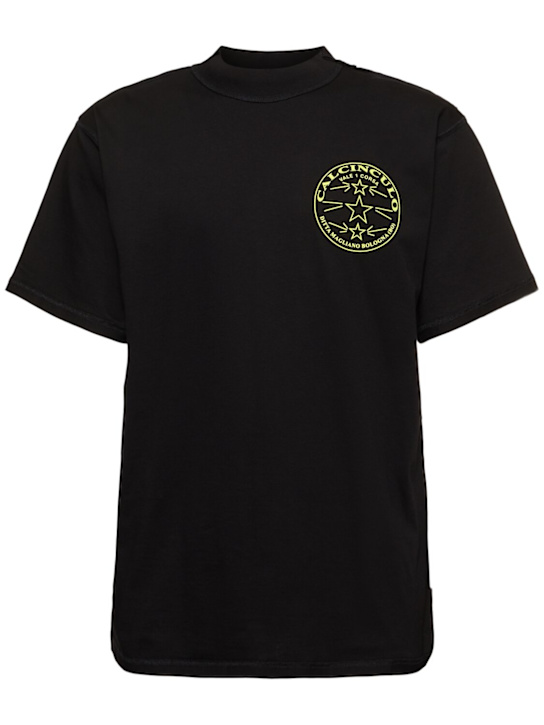 Magliano: Calcinculo cotton t-shirt - Black - men_0 | Luisa Via Roma