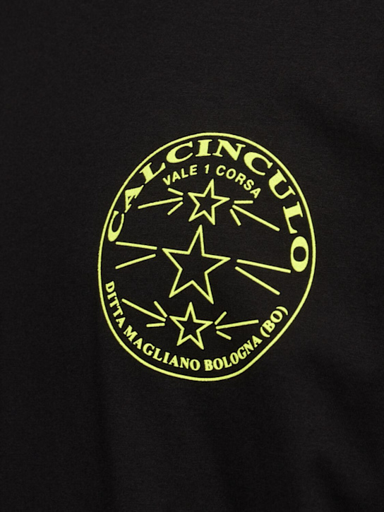 Magliano: Calcinculo cotton t-shirt - Black - men_4 | Luisa Via Roma