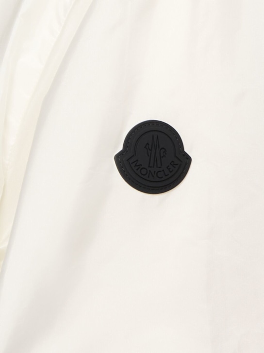 Moncler: Nibles nylon windbreaker jacket - White Ivory - men_4 | Luisa Via Roma