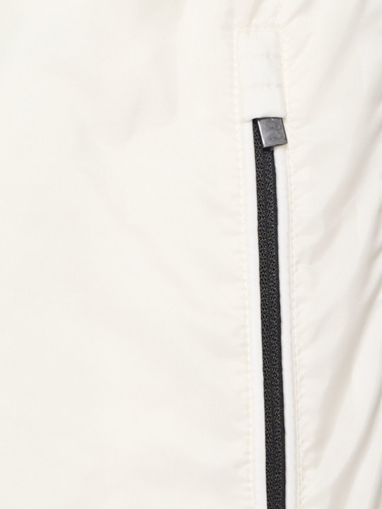 Moncler: Nibles nylon windbreaker jacket - White Ivory - men_5 | Luisa Via Roma