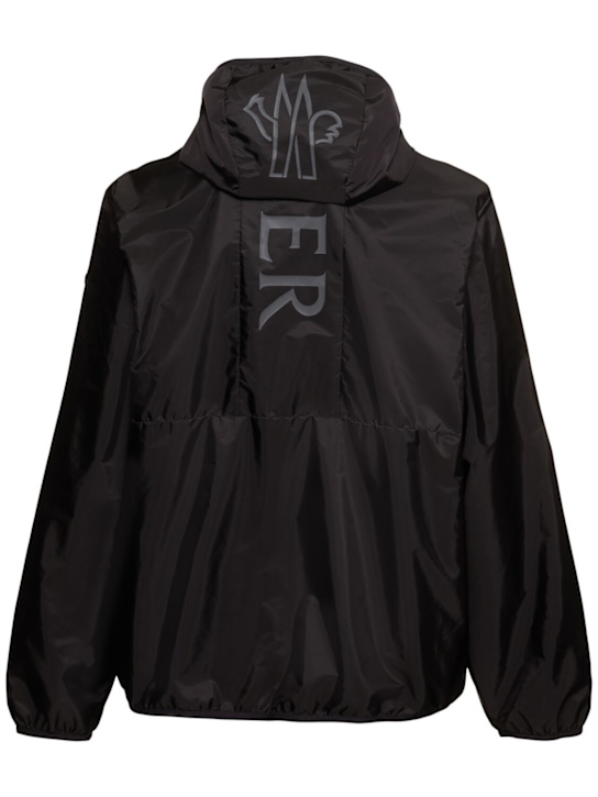 Moncler: Nibles nylon windbreaker jacket - Black - men_3 | Luisa Via Roma