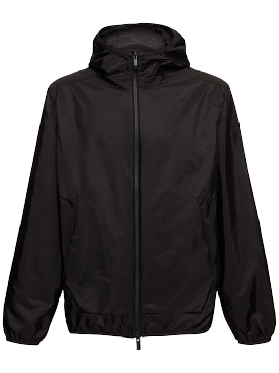 Moncler: Nibles nylon windbreaker jacket - Black - men_0 | Luisa Via Roma