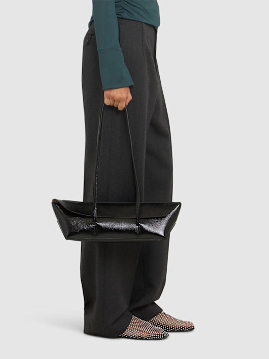 Christopher Esber: Mini Gondola patent leather bag - women_1 | Luisa Via Roma