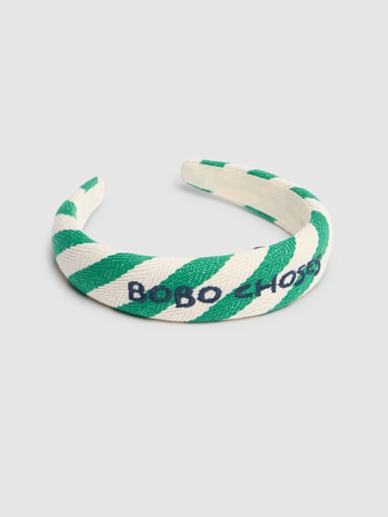 Bobo Choses: Embroidered cotton headband - kids-girls_1 | Luisa Via Roma
