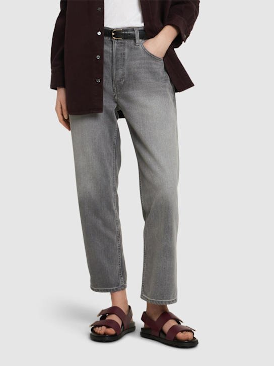 Tod's: Sandali in pelle 20mm - Bordeaux - women_1 | Luisa Via Roma