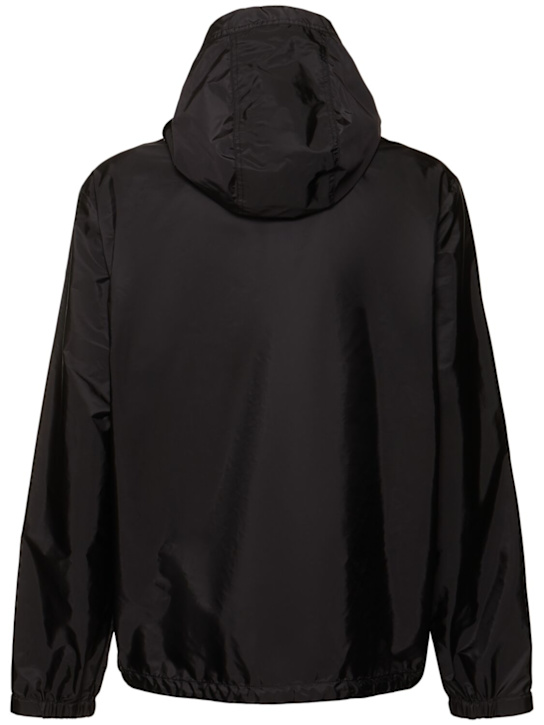 Moncler: Remoray hooded nylon jacket - Black - men_3 | Luisa Via Roma