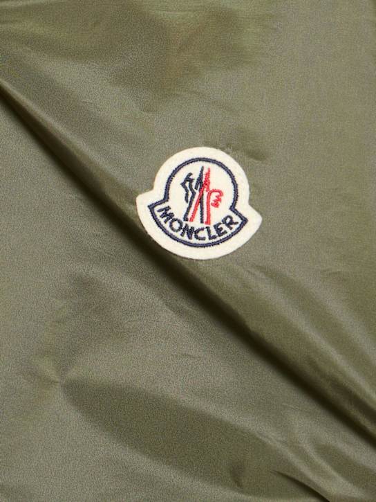 Moncler: Remoray hooded nylon jacket - Olive Green - men_4 | Luisa Via Roma