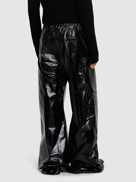 Rick Owens: Cargobelas cotton wide pants - Black - men_2 | Luisa Via Roma