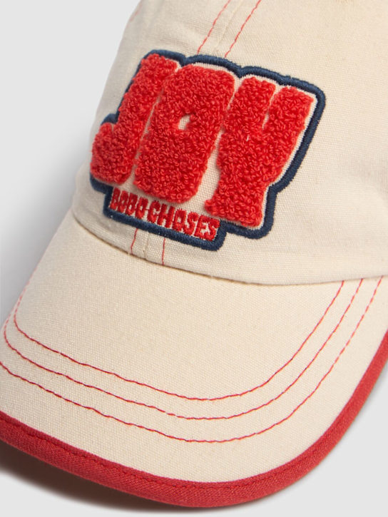 Bobo Choses: Embroidered cotton baseball hat - kids-boys_1 | Luisa Via Roma