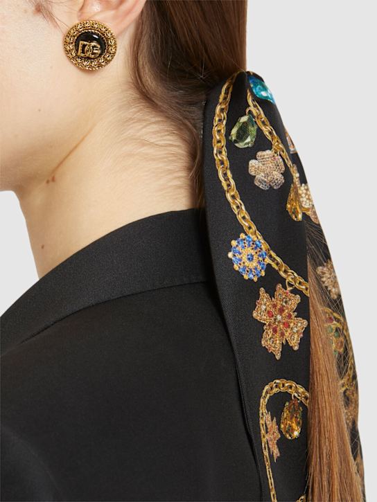 Dolce&Gabbana: Like A Virgin clip-on earrings - Gold - women_1 | Luisa Via Roma