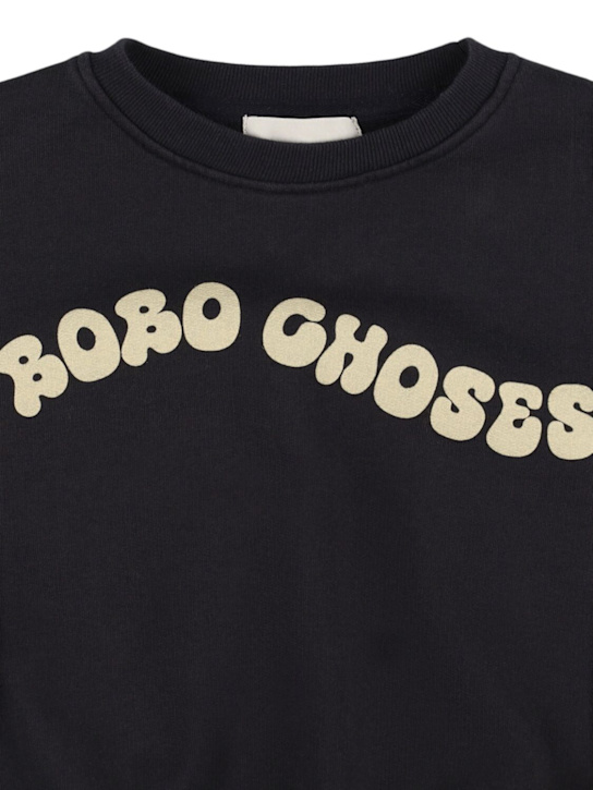 Bobo Choses: Printed stretch cotton sweatshirt - kids-boys_1 | Luisa Via Roma