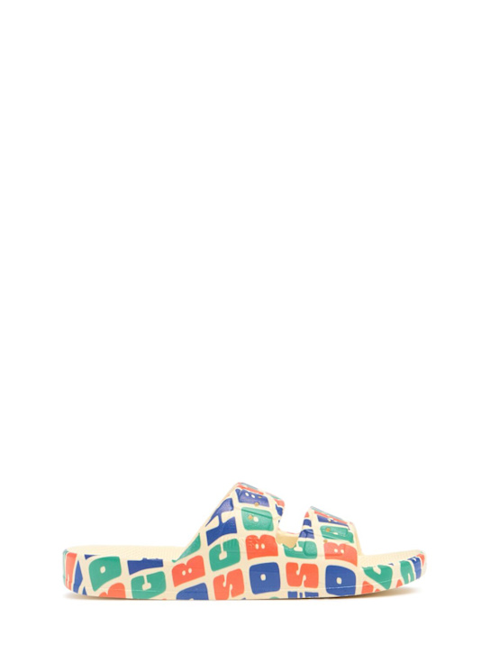 Bobo Choses: Printed rubber slides - Multicolor - kids-boys_0 | Luisa Via Roma
