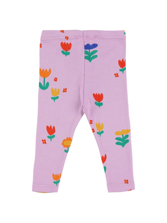 Bobo Choses: コットンブレンドジャージーレギンス - kids-girls_1 | Luisa Via Roma