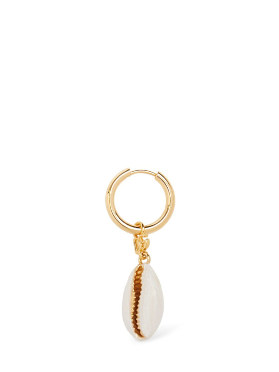 Dolce&Gabbana: Bijoux brass mono earring - Gold - men_0 | Luisa Via Roma