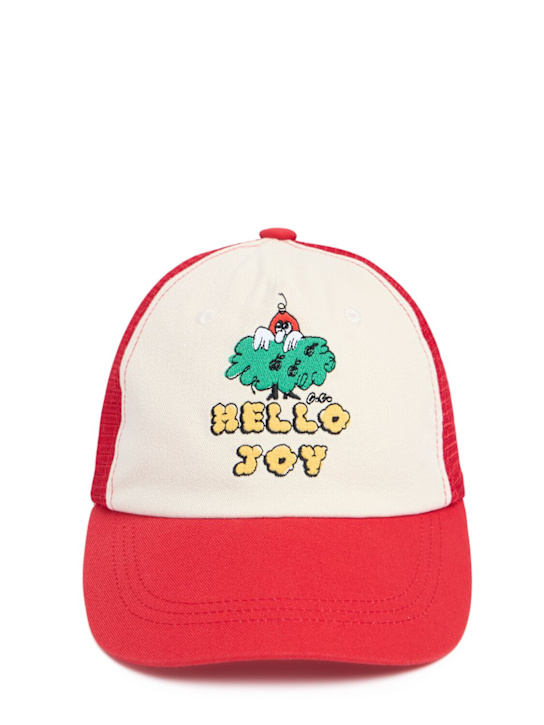 Bobo Choses: Cappello in rete con logo - Rosso/Bianco - kids-girls_0 | Luisa Via Roma