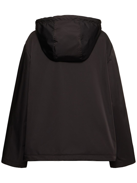 Moncler: Cassiopea hooded tech jacket - Black - women_3 | Luisa Via Roma