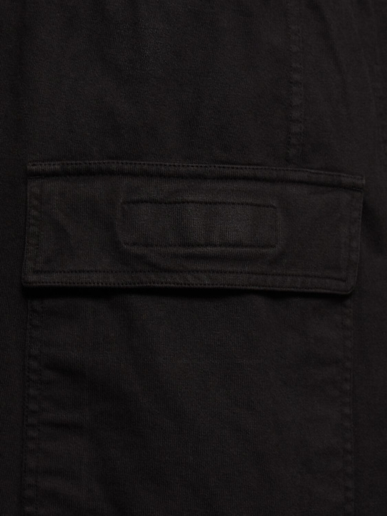 Rick Owens DRKSHDW: Drawstring pods shorts - Black - men_4 | Luisa Via Roma