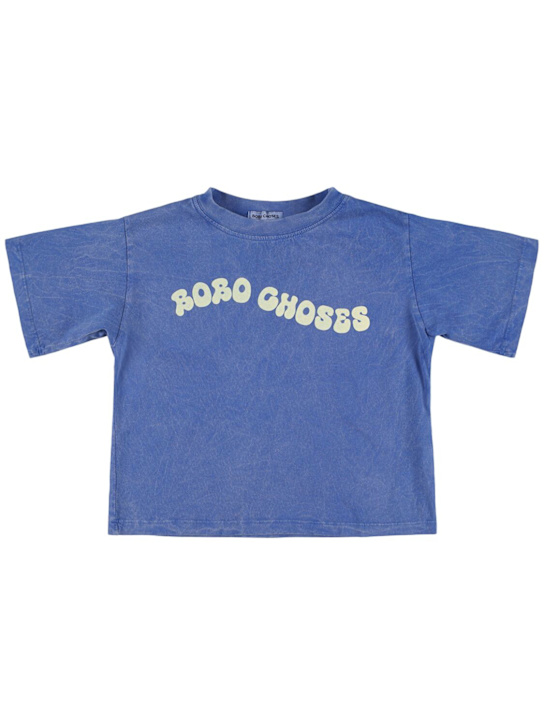 Bobo Choses: Printed cotton jersey t-shirt - kids-boys_0 | Luisa Via Roma