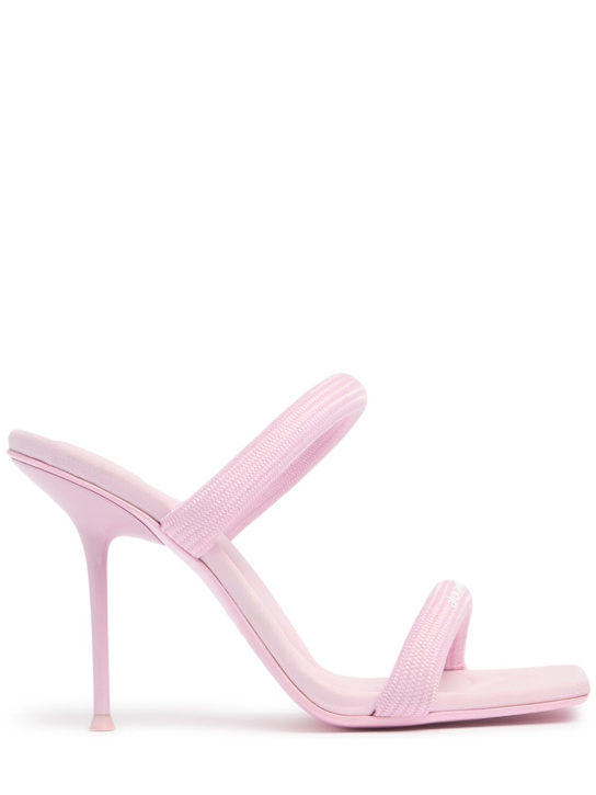 Alexander Wang: 105mm Julie tubular webbing sandals - women_0 | Luisa Via Roma