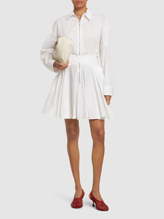 MSGM: Vestido de popelina de algodón - women_1 | Luisa Via Roma