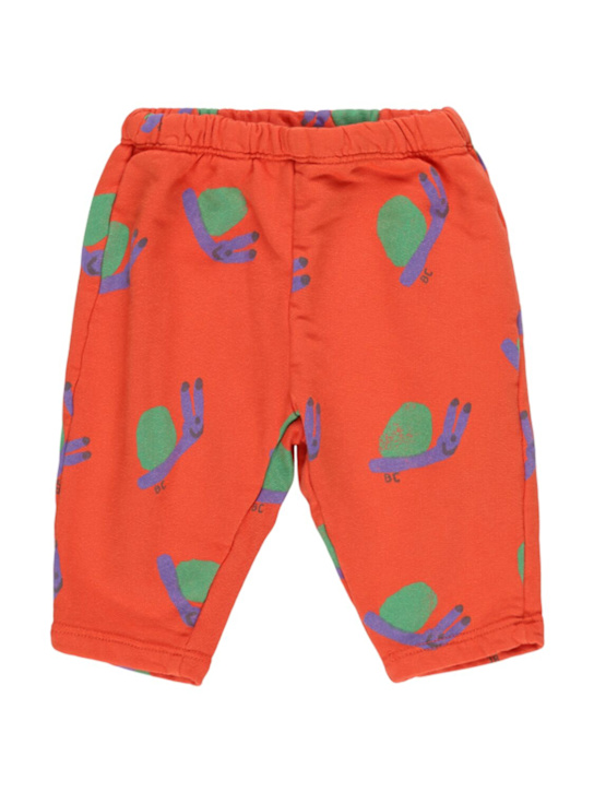 Bobo Choses: Printed cotton blend sweatpants - kids-boys_0 | Luisa Via Roma
