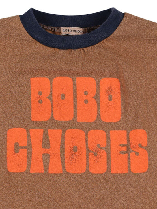 Bobo Choses: コットンジャージーTシャツ - kids-girls_1 | Luisa Via Roma