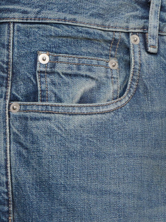 Rick Owens DRKSHDW: Double cargo denim jeans - Blue - men_4 | Luisa Via Roma
