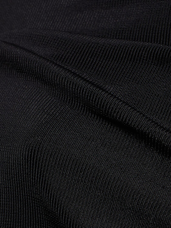 MVP Wardrobe: Vanessa viscose knit long dress - Black - women_4 | Luisa Via Roma