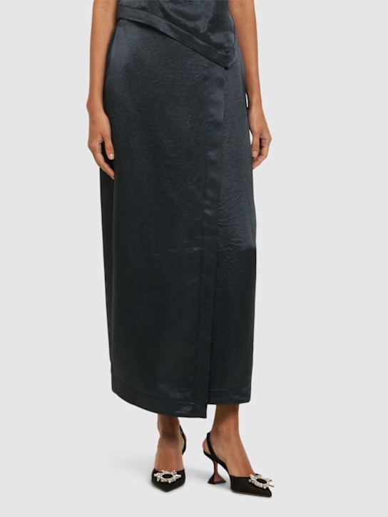 Amina Muaddi: 70mm Begum mesh slingbacks - women_1 | Luisa Via Roma