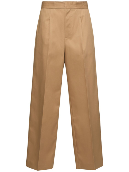 MSGM: Cotton blend pants - men_0 | Luisa Via Roma