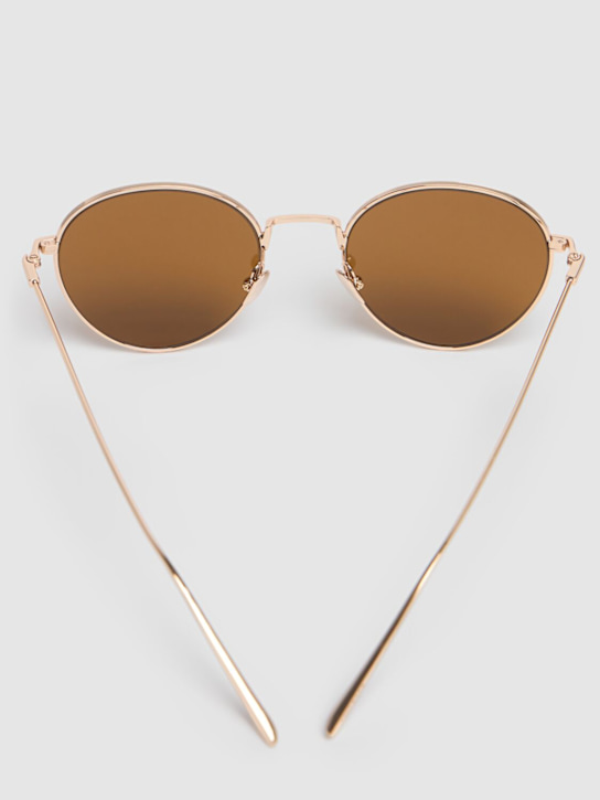 Toteme: The Rounds metal sunglasses - Gold - women_3 | Luisa Via Roma