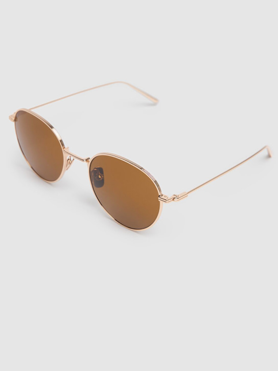Toteme: The Rounds metal sunglasses - Gold - women_2 | Luisa Via Roma