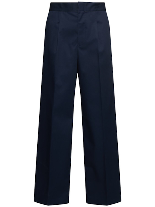 MSGM: Cotton blend pants - men_0 | Luisa Via Roma