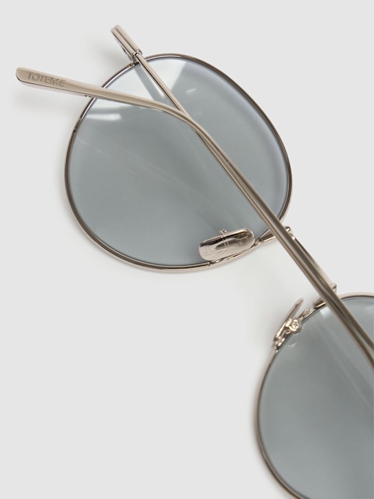 Toteme: The Rounds metal sunglasses - Silver - women_3 | Luisa Via Roma