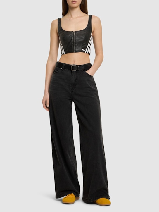 adidas Originals: Crop top con zip - women_1 | Luisa Via Roma