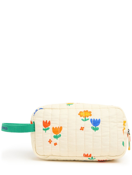 Bobo Choses: Printed cotton muslin pouch - Weiß - kids-boys_0 | Luisa Via Roma