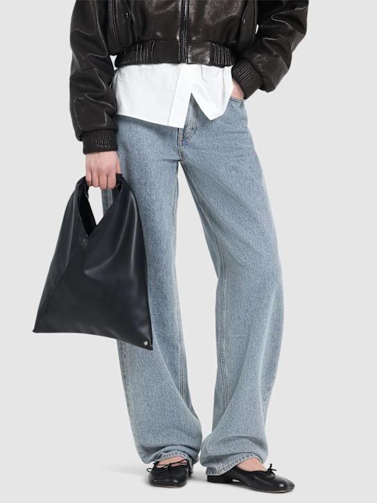 MM6 Maison Margiela: Small Japanese synthetic tote bag - women_1 | Luisa Via Roma