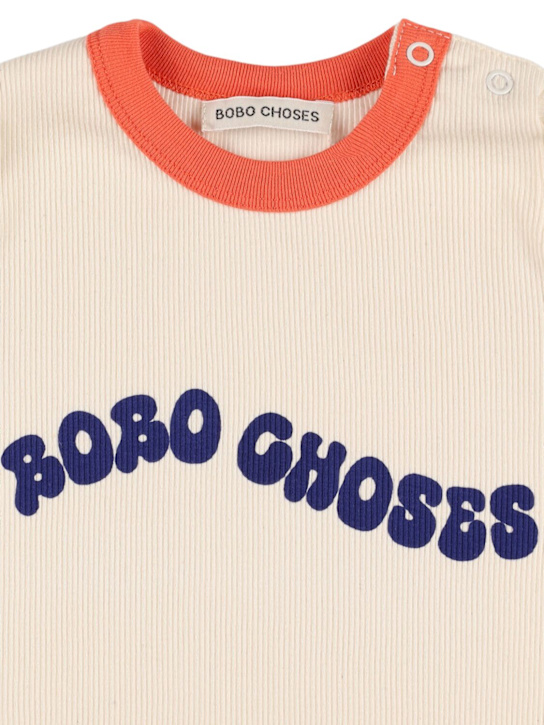 Bobo Choses: Printed cotton jersey t-shirt - kids-boys_1 | Luisa Via Roma