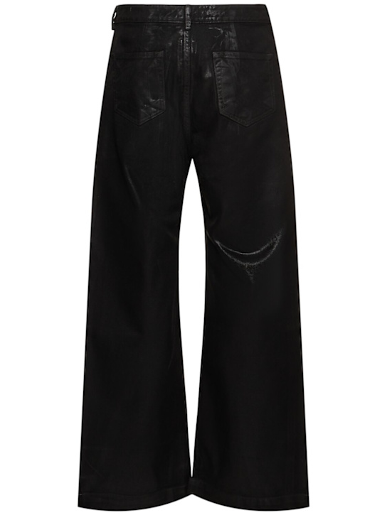 Rick Owens DRKSHDW: Geth denim jeans - Black - men_3 | Luisa Via Roma