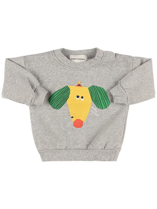 Bobo Choses: コットンスウェットシャツ - kids-boys_0 | Luisa Via Roma