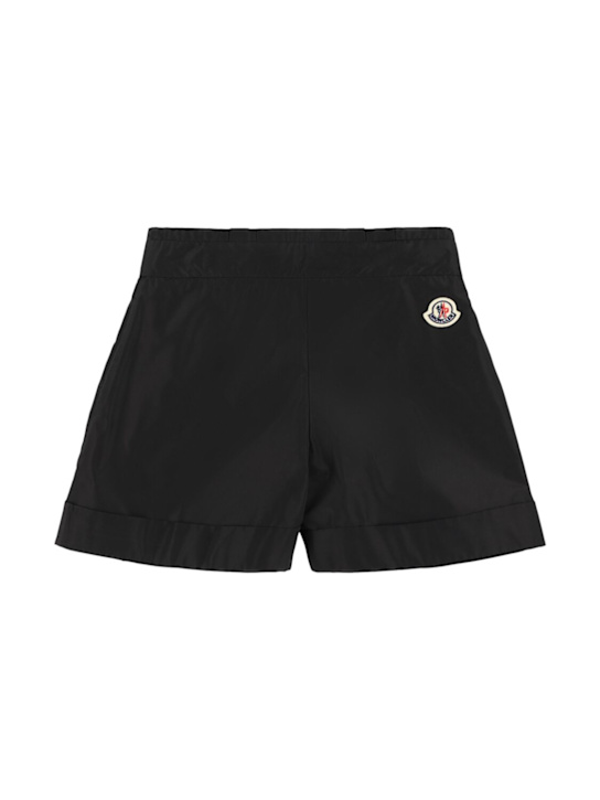 Moncler: Shorts in techno leggero - kids-girls_1 | Luisa Via Roma