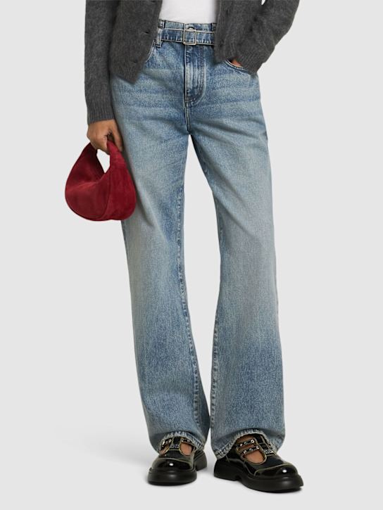 GANNI: 30mm Everyday Butterfly loafers - Black/Yellow - women_1 | Luisa Via Roma