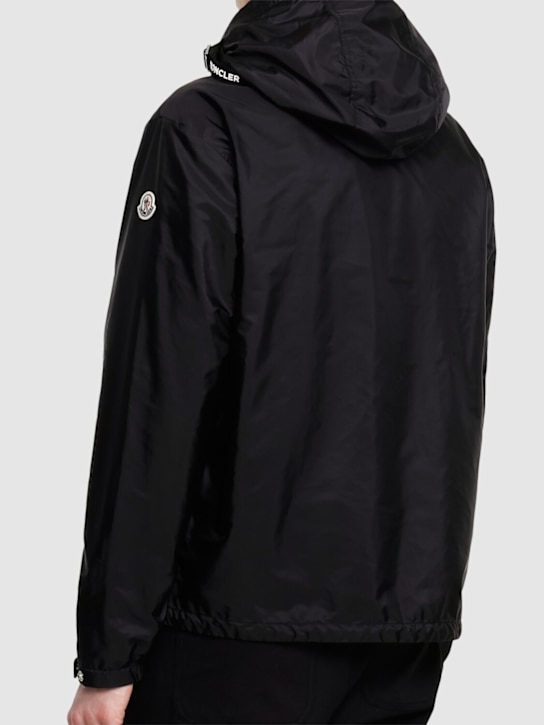 Moncler: Remoray hooded nylon jacket - Black - men_2 | Luisa Via Roma
