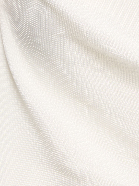 Mvp Wardrobe: Vanessa viscose knit long dress - White - women_4 | Luisa Via Roma