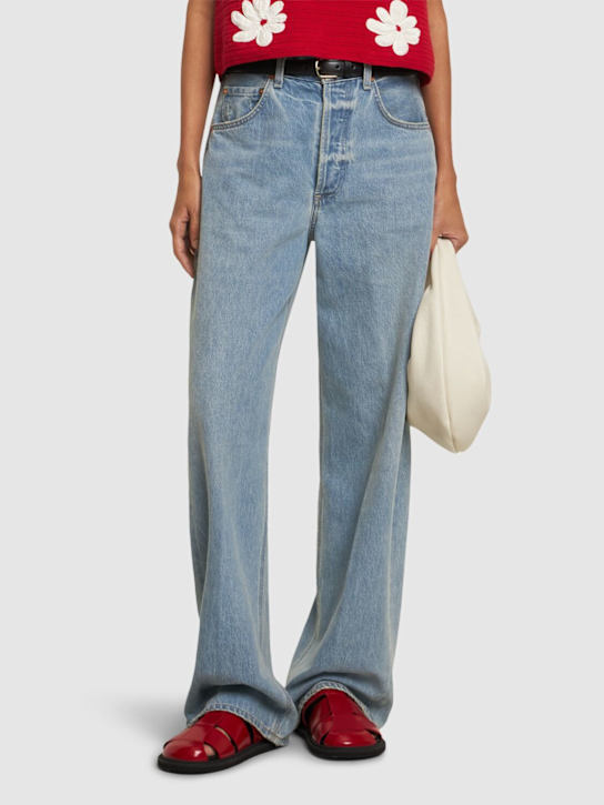 Moschino: 30mm Leather sandals - women_1 | Luisa Via Roma