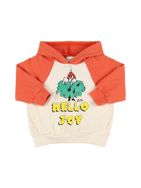Bobo Choses: Printed cotton hoodie - Multicolor - kids-boys_0 | Luisa Via Roma