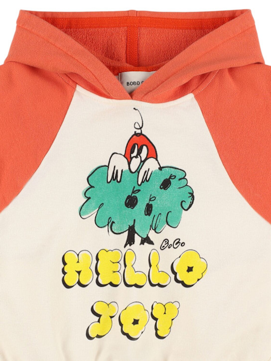 Bobo Choses: Printed cotton hoodie - Multicolor - kids-boys_1 | Luisa Via Roma