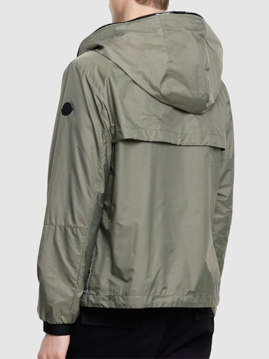Moncler: Junichi hooded nylon jacket - Green - men_2 | Luisa Via Roma