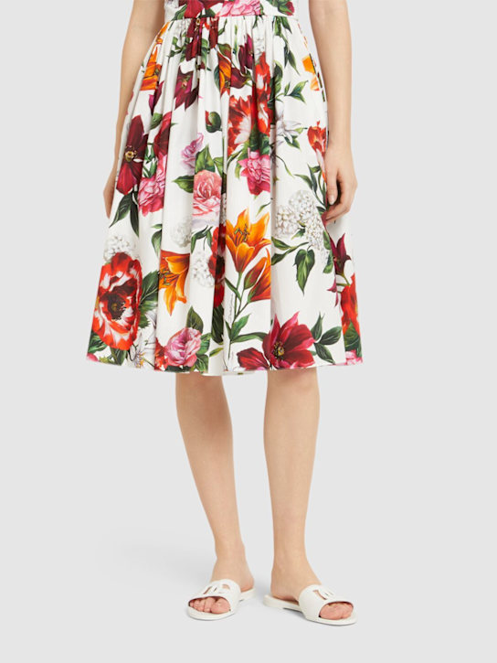 Dolce&Gabbana: 10mm Rubber flat sandals - women_1 | Luisa Via Roma