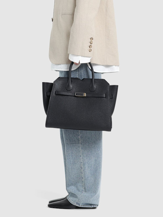 Valextra: Media Milano leather top handle bag - women_1 | Luisa Via Roma